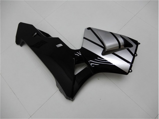 Schwarz Silber 03-04 CBR600RR Motorrad Verkleidung