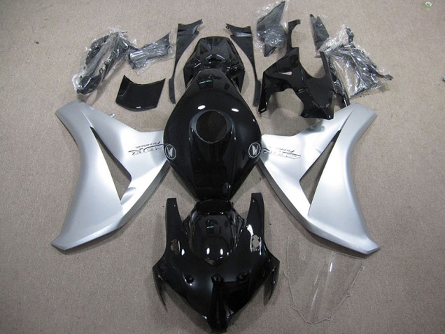 Schwarz Silber Feuerklinge 08-11 CBR1000RR Motorrad Verkleidung Schwarz Silber Feuerklinge 08-11 CBR1000RR Motorrad Verkleidung