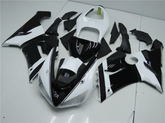 Schwarz Weiß 05-06 ZX6R Motorrad Verkleidung Schwarz Weiß 05-06 ZX6R Motorrad Verkleidung