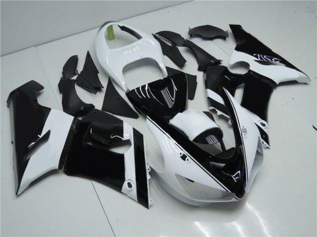 Schwarz Weiß 05-06 ZX6R Motorrad Verkleidung Schwarz Weiß 05-06 ZX6R Motorrad Verkleidung