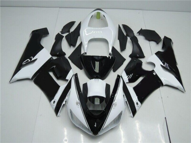 Schwarz Weiß 05-06 ZX6R Motorrad Verkleidung Schwarz Weiß 05-06 ZX6R Motorrad Verkleidung