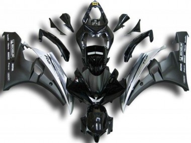 Schwarz Weiß 06-07 YZF R6 Motorrad Verkleidung