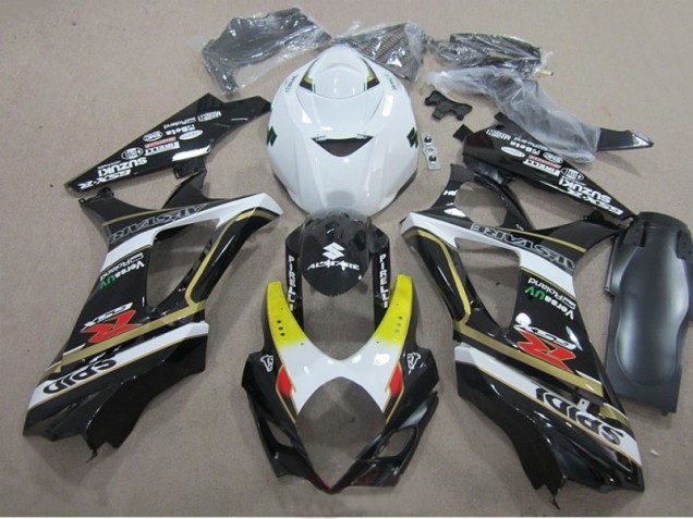Schwarz Weiß 07-08 GSXR 1000 Motorrad Verkleidung Schwarz Weiß 07-08 GSXR 1000 Motorrad Verkleidung