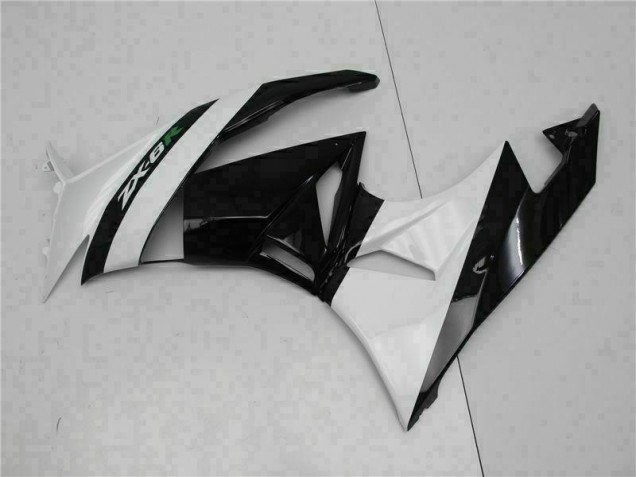 Schwarz Weiß 09-12 ZX6R Motorrad Verkleidung Schwarz Weiß 09-12 ZX6R Motorrad Verkleidung