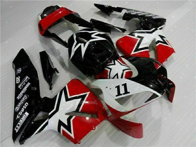 Schwarz Weiß 11 03-04 CBR600RR Motorrad Verkleidung Schwarz Weiß 11 03-04 CBR600RR Motorrad Verkleidung