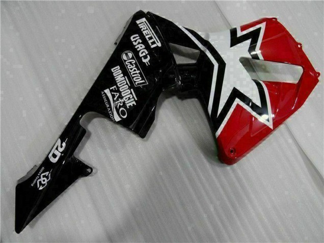 Schwarz Weiß 11 03-04 CBR600RR Motorrad Verkleidung Schwarz Weiß 11 03-04 CBR600RR Motorrad Verkleidung