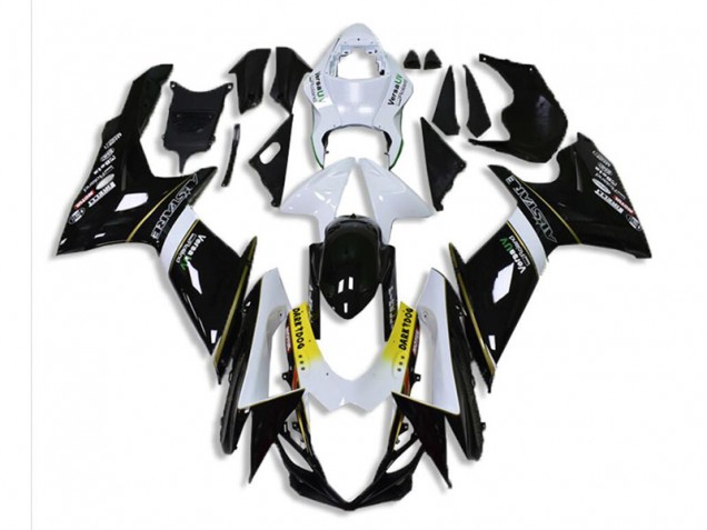 Schwarz Weiß 11-21 GSXR 600/750 Motorrad Verkleidungen