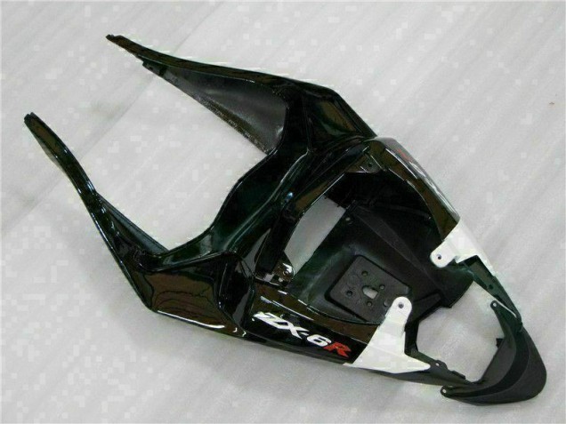 Schwarz Weiß 3M Touch4 09-12 ZX6R Motorrad Verkleidung Schwarz Weiß 3M Touch4 09-12 ZX6R Motorrad Verkleidung