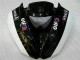 Schwarz Weiß 3M Touch4 09-12 ZX6R Motorrad Verkleidungen Schwarz Weiß 3M Touch4 09-12 ZX6R Motorrad Verkleidungen