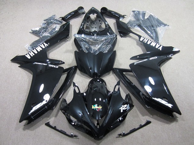 Schwarz Weiß Aufkleber 07-08 YZF R1 Motorrad Verkleidungen Schwarz Weiß Aufkleber 07-08 YZF R1 Motorrad Verkleidungen