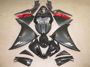 Schwarz Weiß Aufkleber 12-14 YZF R1 Motorrad Verkleidung