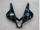 Schwarz Weiß Blau 09-12 CBR600RR Motorrad Verkleidung