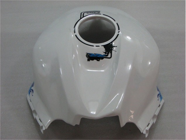 Schwarz Weiß Blau 09-12 CBR600RR Motorrad Verkleidung