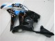 Schwarz Weiß Blau 09-12 CBR600RR Motorrad Verkleidung