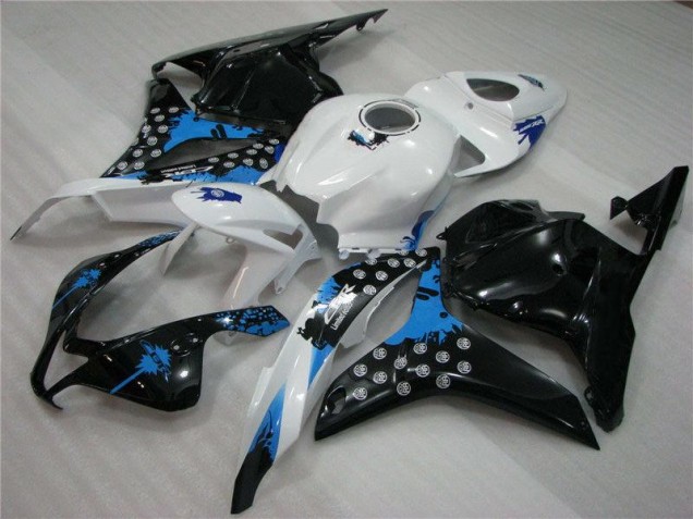 Schwarz Weiß Blau 09-12 CBR600RR Motorrad Verkleidung