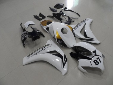Schwarz Weiß Gold 08-11 CBR1000RR Motorrad Verkleidung