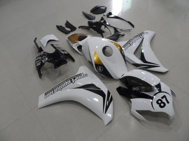 Schwarz Weiß Gold 08-11 CBR1000RR Motorrad Verkleidung