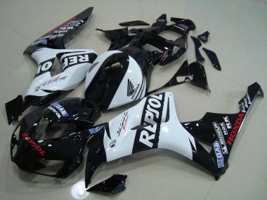 Schwarz Weiß Repsol 06-07 CBR1000RR Motorrad Verkleidung