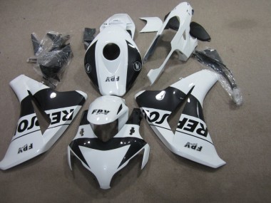 Schwarz Weiß Repsol 08-11 CBR1000RR Motorrad Verkleidung