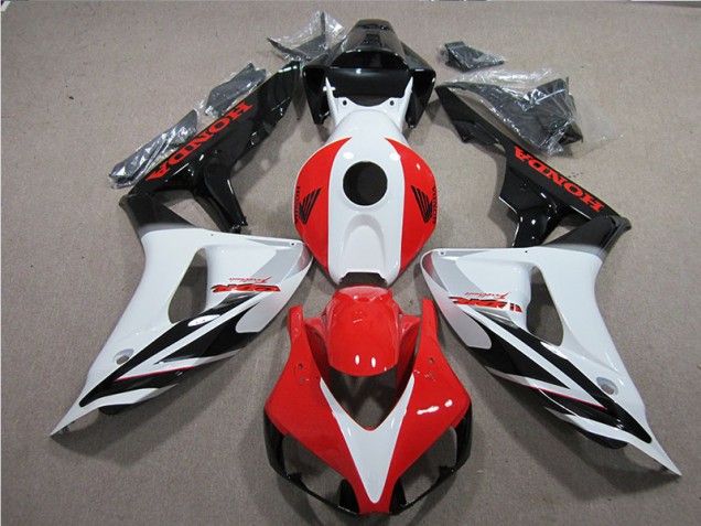 Schwarz Weiß Rot Fireblade 06-07 CBR1000RR Motorrad Verkleidung Schwarz Weiß Rot Fireblade 06-07 CBR1000RR Motorrad Verkleidung