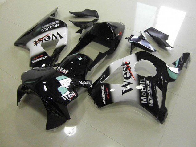 Schwarz West 02-03 CBR900RR 954 Motorrad Verkleidung Schwarz West 02-03 CBR900RR 954 Motorrad Verkleidung