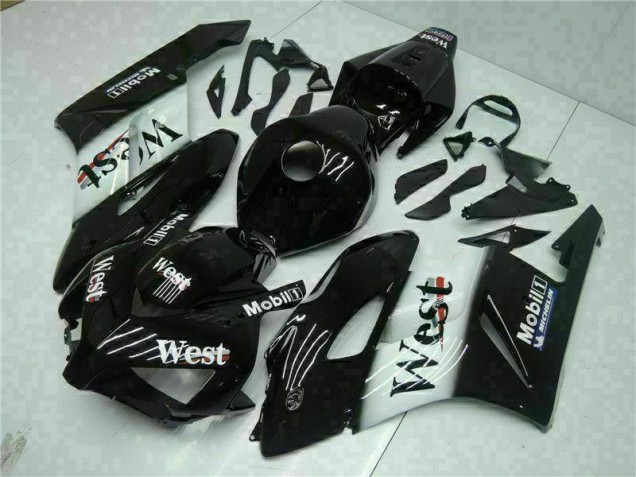 Schwarz West 04-05 CBR1000RR Motorrad Verkleidung Schwarz West 04-05 CBR1000RR Motorrad Verkleidung