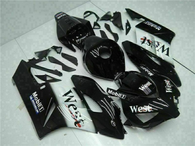 Schwarz West 04-05 CBR1000RR Motorrad Verkleidung Schwarz West 04-05 CBR1000RR Motorrad Verkleidung