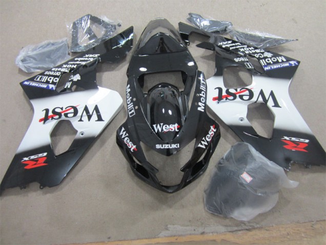 Schwarz West 04-05 GSXR 600 Motorrad Verkleidung Schwarz West 04-05 GSXR 600 Motorrad Verkleidung