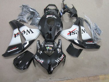 Schwarz West 08-11 CBR1000RR Motorrad Verkleidung