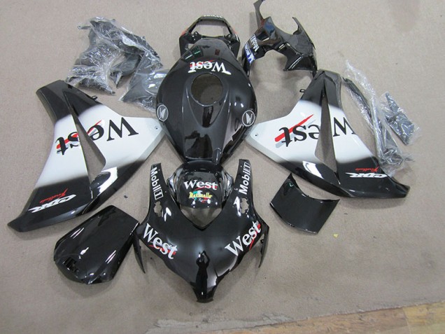 Schwarz West 08-11 CBR1000RR Motorrad Verkleidung Schwarz West 08-11 CBR1000RR Motorrad Verkleidung
