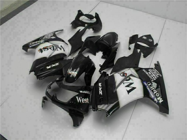 Schwarz West 08-12 EX250 Motorrad Verkleidung Schwarz West 08-12 EX250 Motorrad Verkleidung