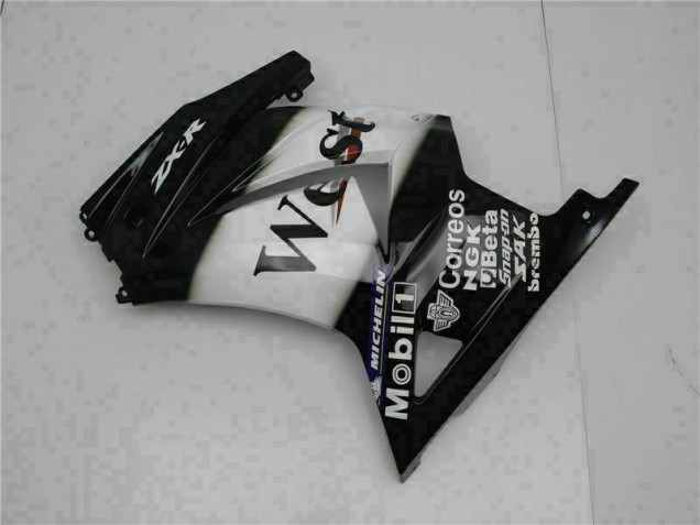 Schwarz West 08-12 EX250 Motorrad Verkleidung Schwarz West 08-12 EX250 Motorrad Verkleidung