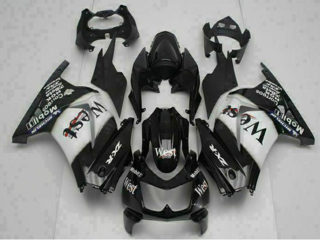 Schwarz West 08-12 EX250 Motorrad Verkleidung Schwarz West 08-12 EX250 Motorrad Verkleidung