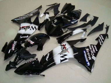 Schwarz West 08-16 YZF R6 Motorrad Verkleidung