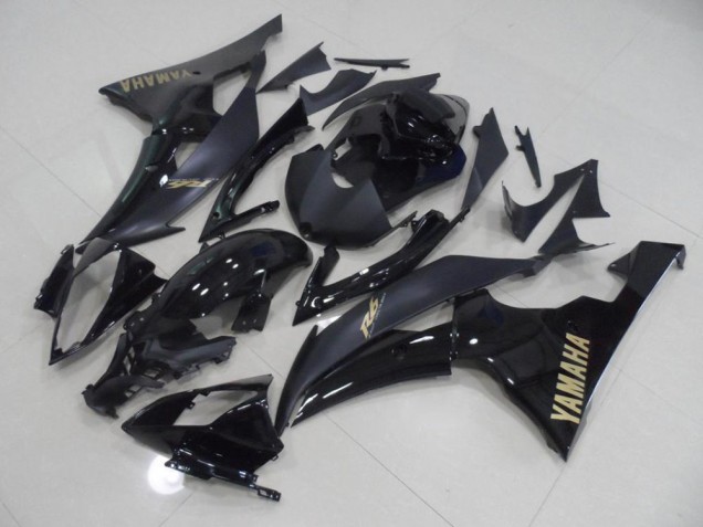 Schwarz mit goldenem Aufkleber 08-16 YZF R6 Motorrad Verkleidung