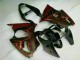 Schwarz rote Flamme 00-02 ZX6R Motorrad Verkleidung