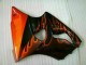 Schwarz rote Flamme 00-02 ZX6R Motorrad Verkleidung