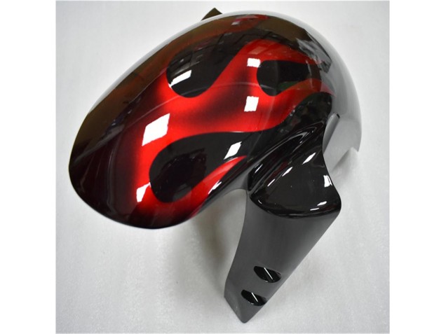 Schwarz rote Flamme 03-05 YZF R6 Motorrad Verkleidung Schwarz rote Flamme 03-05 YZF R6 Motorrad Verkleidung
