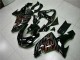 Schwarz rote Flamme 06-07 ZX10R Motorrad Verkleidungen Schwarz rote Flamme 06-07 ZX10R Motorrad Verkleidungen
