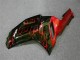 Schwarz rote Flamme 07-08 ZX6R Motorrad Verkleidung Schwarz rote Flamme 07-08 ZX6R Motorrad Verkleidung