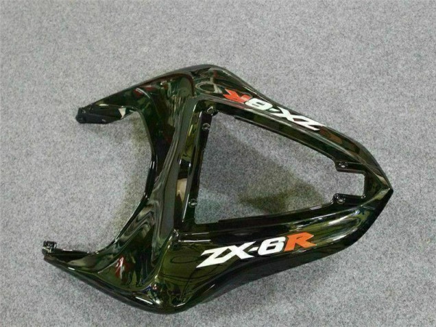 Schwarz rote Flamme 07-08 ZX6R Motorrad Verkleidung Schwarz rote Flamme 07-08 ZX6R Motorrad Verkleidung