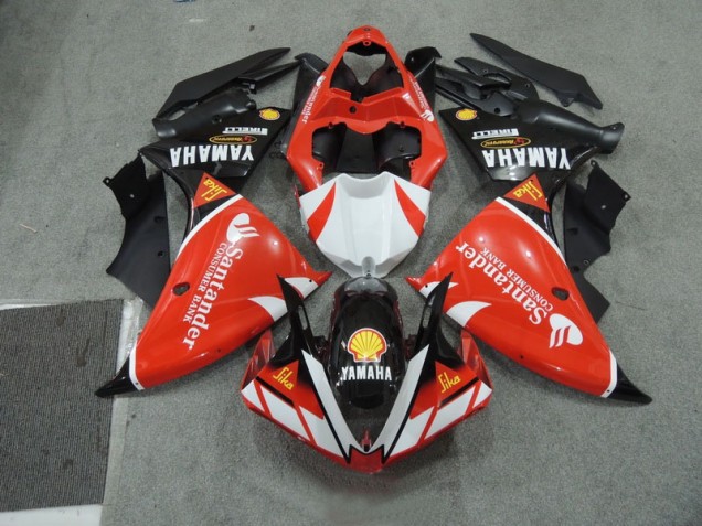 Schwarz weißes SantUnder Rot 09-11 YZF R1 Motorrad Verkleidung Schwarz weißes SantUnder Rot 09-11 YZF R1 Motorrad Verkleidung