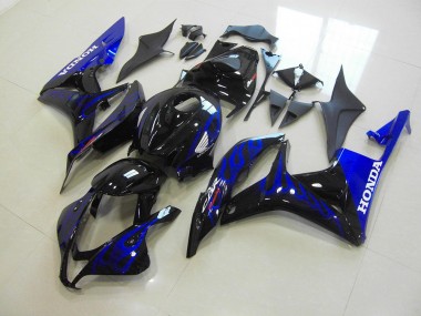 Schwarze Blau Flamme 07-08 CBR600RR Motorrad Verkleidung