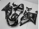 Schwarze weiße Flamme 01-03 GSXR 600/750 Motorrad Verkleidung Schwarze weiße Flamme 01-03 GSXR 600/750 Motorrad Verkleidung