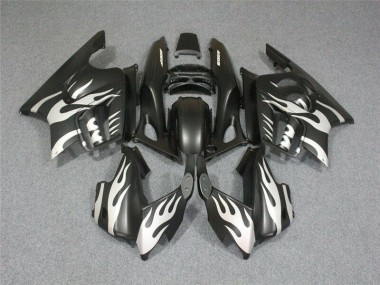 Schwarze weiße Flamme 95-98 CBR600 F3 Motorrad Verkleidung