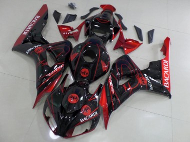 Schwarzer Bacardi 06-07 CBR1000RR Motorrad Verkleidung