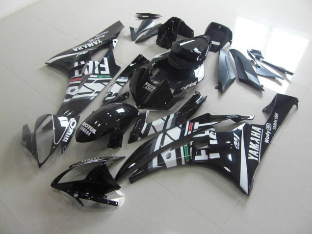 Schwarzer Fiat 06-07 YZF R6 Motorrad Verkleidung