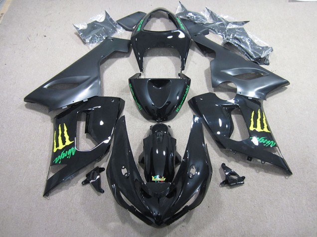 Schwarzer Grün Ninja 05-06 ZX6R Motorrad Verkleidung Schwarzer Grün Ninja 05-06 ZX6R Motorrad Verkleidung