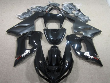 Schwarzer Ninja 636 05-06 ZX6R Motorrad Verkleidung