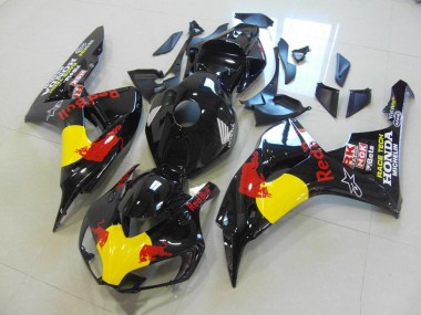 Schwarzer Rot Bull 06-07 CBR1000RR Motorrad Verkleidung